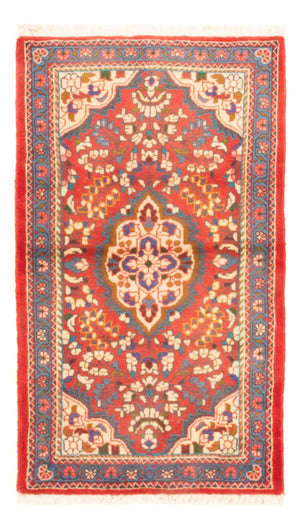 Perserteppich - Nomadic - 131 x 78 cm - dunkelrot
