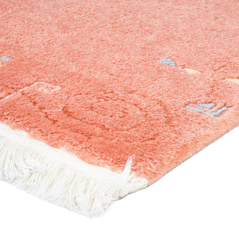 Nepal Teppich - 141 x 74 cm - lachs