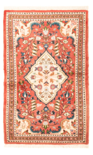 Perserteppich - Nomadic - 129 x 76 cm - hellrot