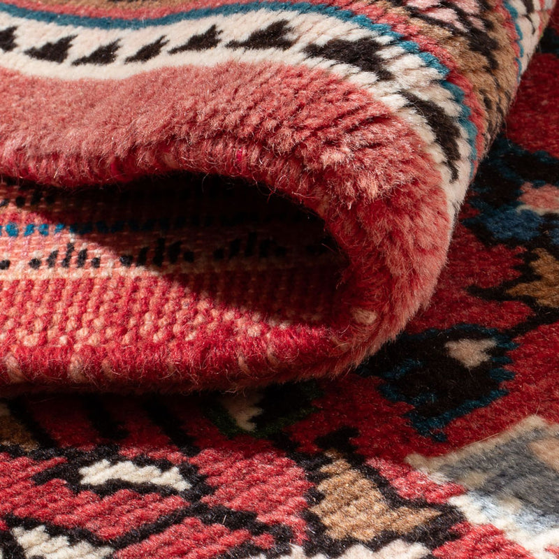 Perserteppich - Nomadic - 129 x 76 cm - hellrot