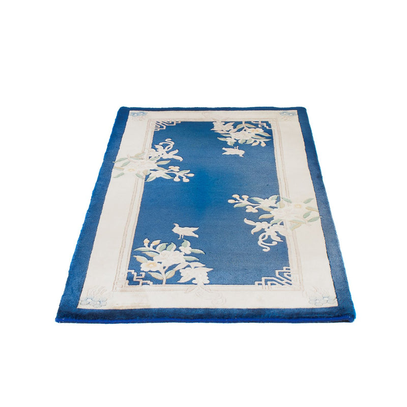 Läufer China - 138 x 71 cm - blau