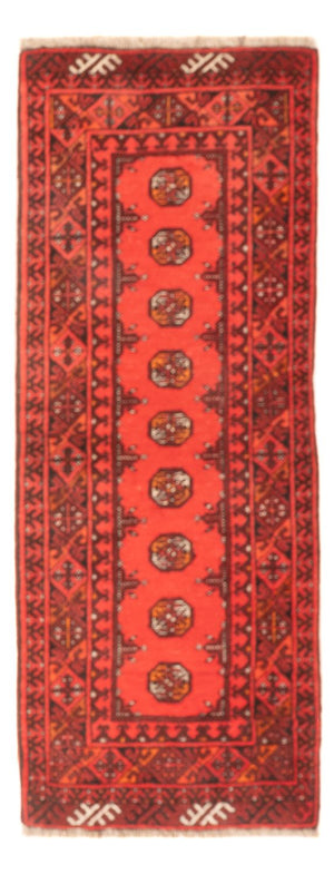 Läufer Afghan - Buchara - 132 x 53 cm - rot