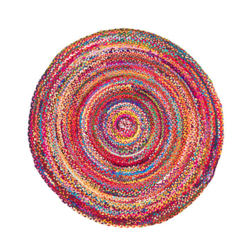 Juteteppich ML-Indigostripy