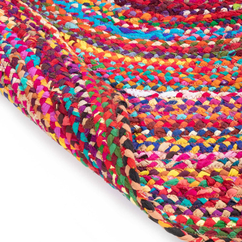 Juteteppich ML-Indigostripy
