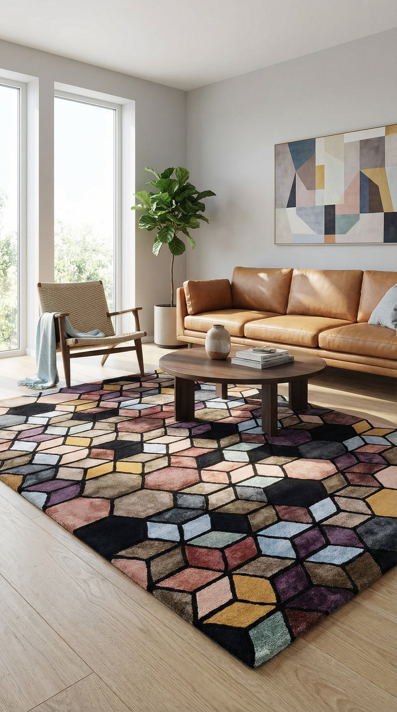 Designer Teppich - PaletteofDreams - rechteckig