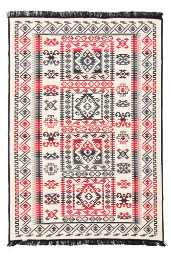 Kelim Teppich - Trendy »Irena« Rechteckig