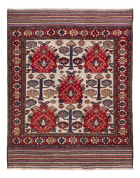 Afghan Teppich - 165 x 125 cm - mehrfarbig
