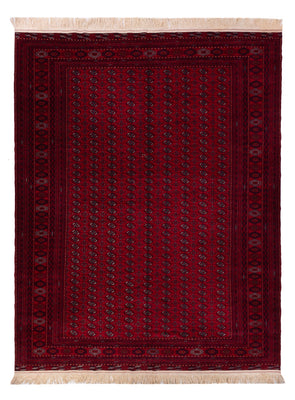 Afghan Teppich - Buchara - 390 x 296 cm - dunkelrot