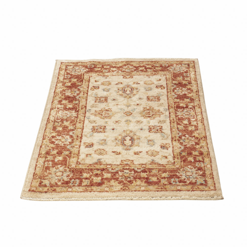 Ziegler Teppich - 90 x 60 cm - beige