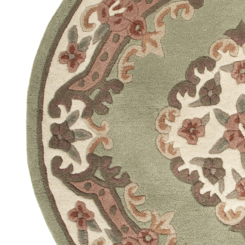 China Teppich rund  - 120 x 120 cm - mehrfarbig