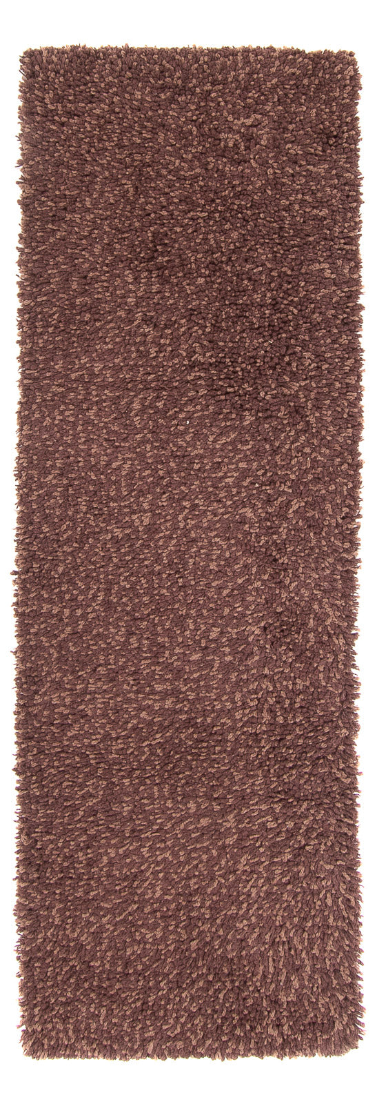 Läufer Hochflor - 207 x 67 cm - braun