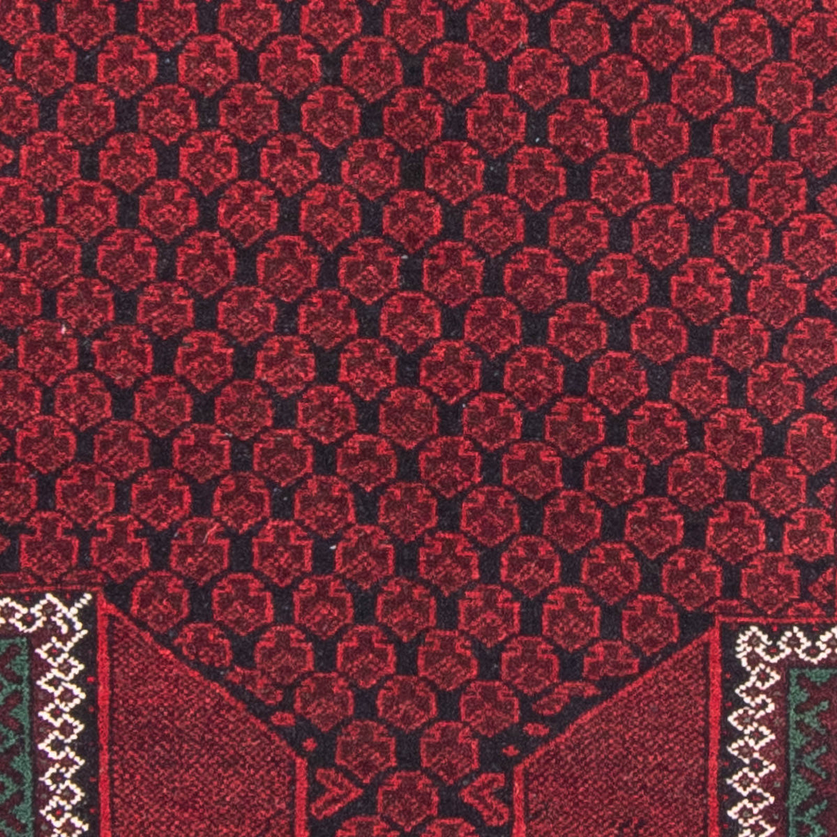 Belutsch Teppich - Gebetsteppich - 145 x 88 cm - rot
