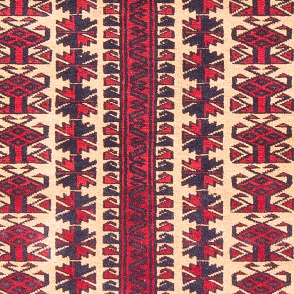Belutsch Teppich - Gebetsteppich - 132 x 94 cm - beige