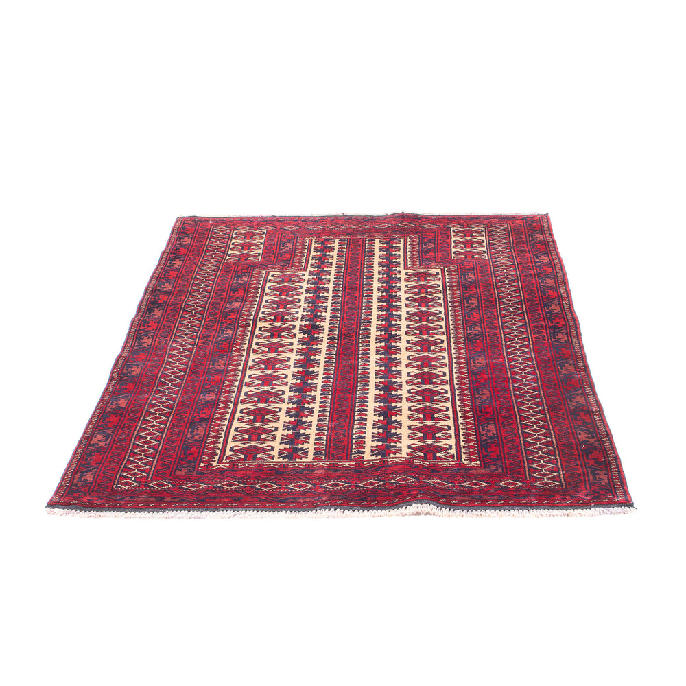 Belutsch Teppich - Gebetsteppich - 132 x 94 cm - beige