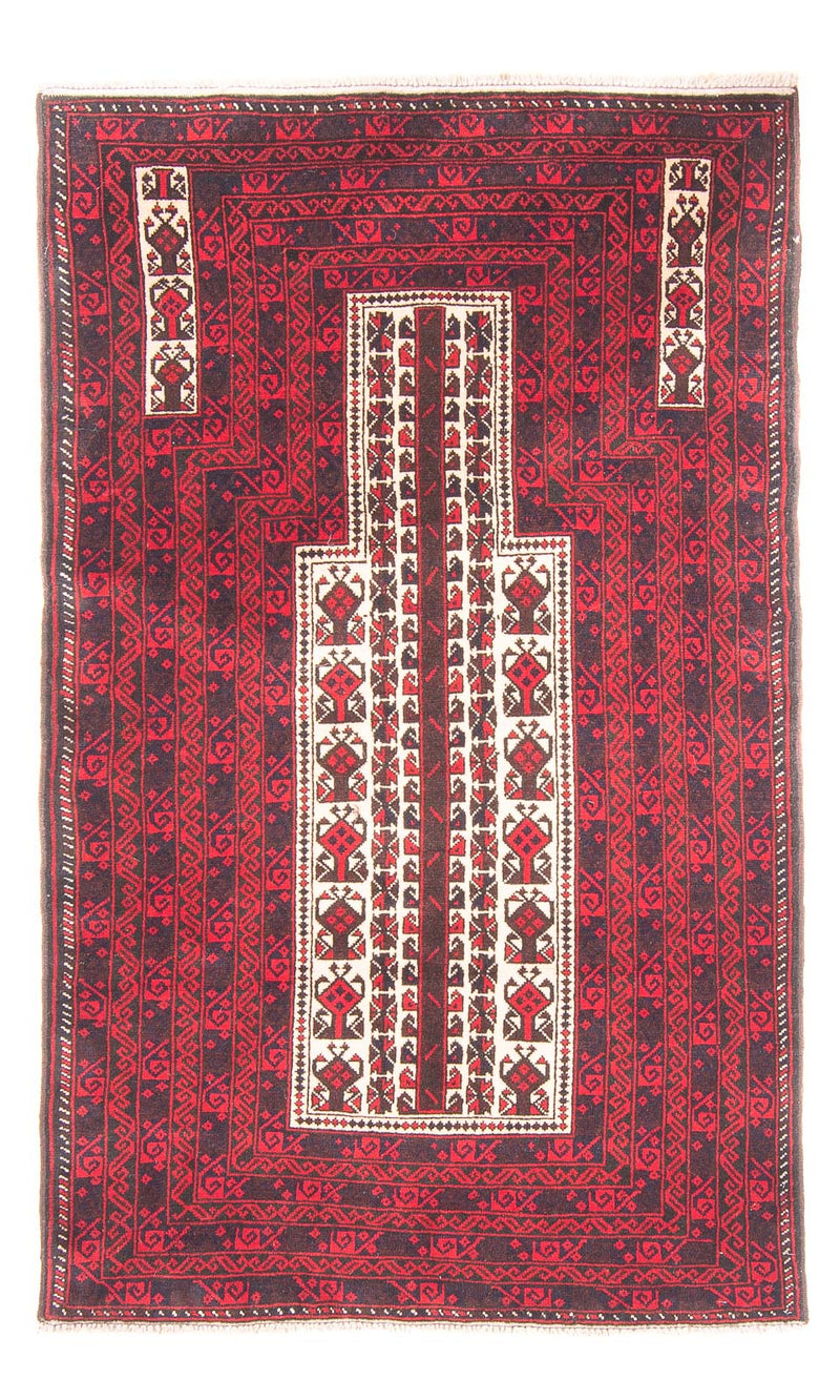 Belutsch Teppich - Gebetsteppich - 154 x 89 cm - beige
