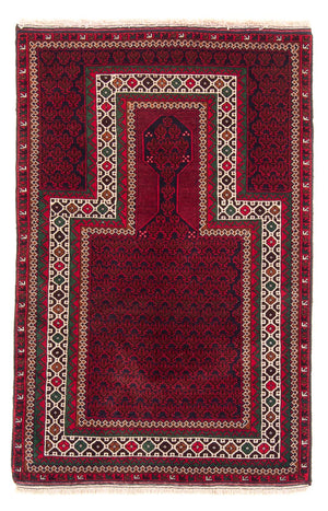Belutsch Teppich - Gebetsteppich - 142 x 89 cm - blau