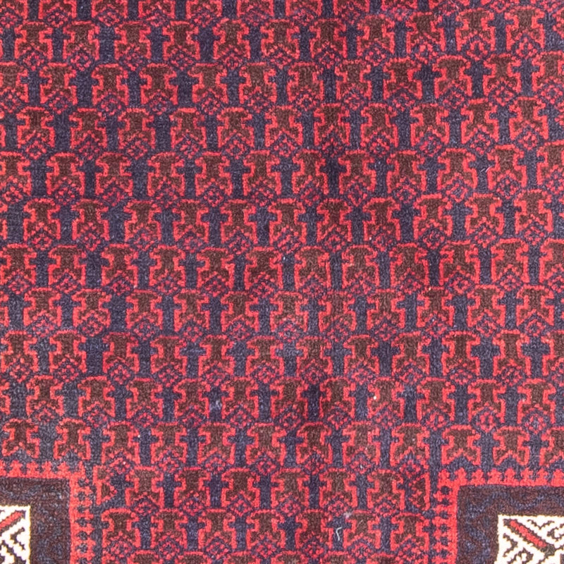 Belutsch Teppich - Gebetsteppich - 144 x 92 cm - rot