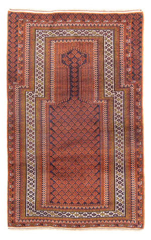 Belutsch Teppich - Gebetsteppich - 141 x 86 cm - blau
