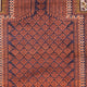 Belutsch Teppich - Gebetsteppich - 141 x 86 cm - blau