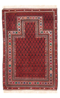 Belutsch Teppich - Gebetsteppich - 155 x 103 cm - rot