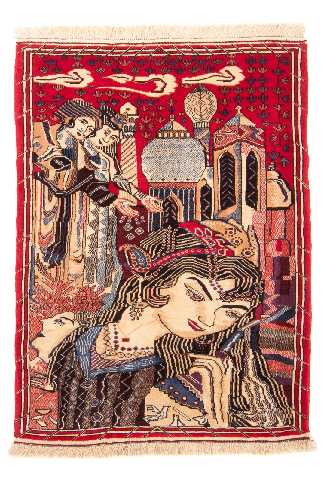 Belutsch Teppich - 124 x 89 cm - mehrfarbig