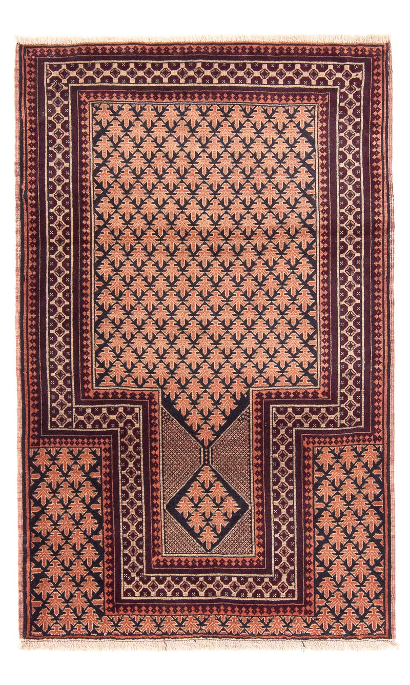 Belutsch Teppich - Gebetsteppich - 146 x 92 cm - beige