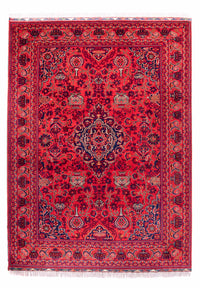 Afghan Teppich - 355 x 256 cm - rot