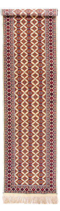 Läufer Afghan - 390 x 90 cm - beige