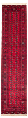 Läufer Afghan - Buchara - 377 x 90 cm - rot