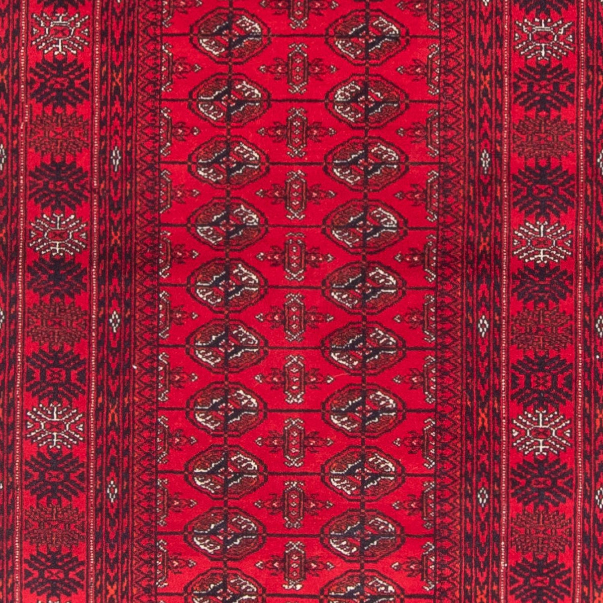 Läufer Afghan - Buchara - 377 x 90 cm - rot