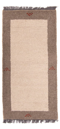 Nepal Teppich - 140 x 70 cm - beige