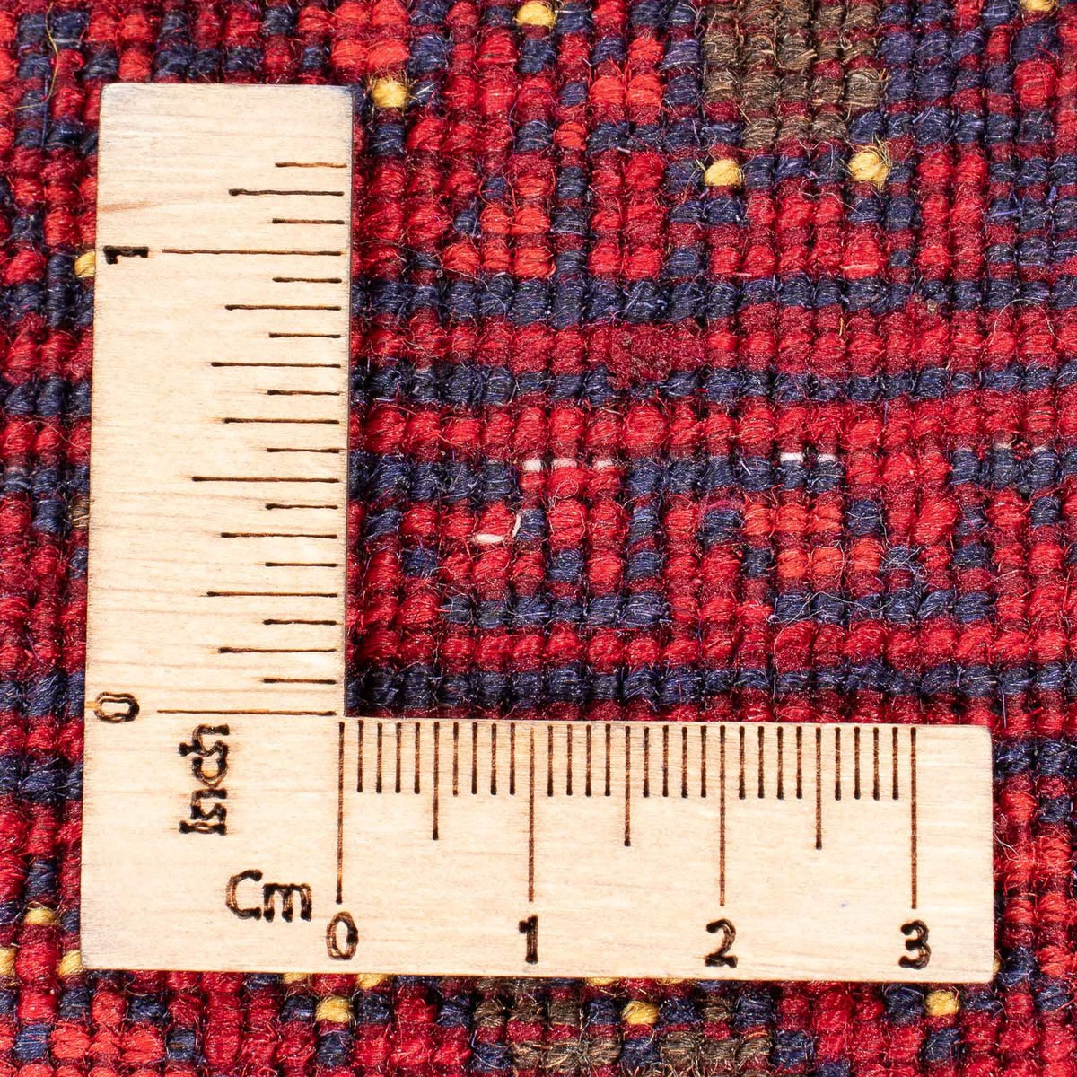 Afghan Teppich - 193 x 148 cm - rot