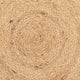Sisalteppich rund  - 60 x 60 cm - mehrfarbig