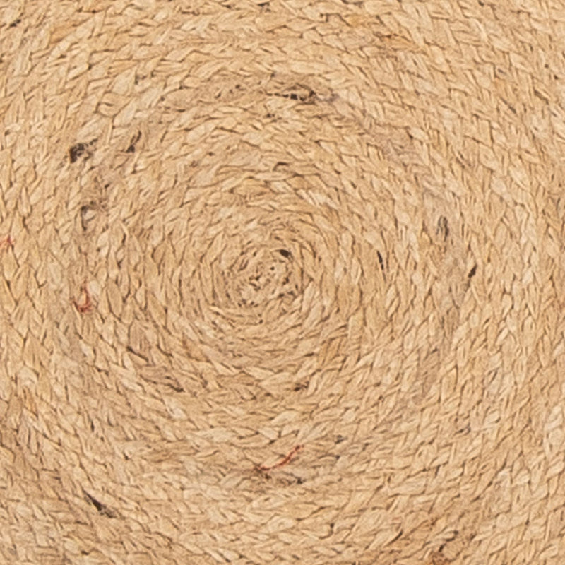 Sisalteppich rund  - 60 x 60 cm - mehrfarbig