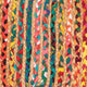 Sisalteppich oval  - 91 x 61 cm - mehrfarbig