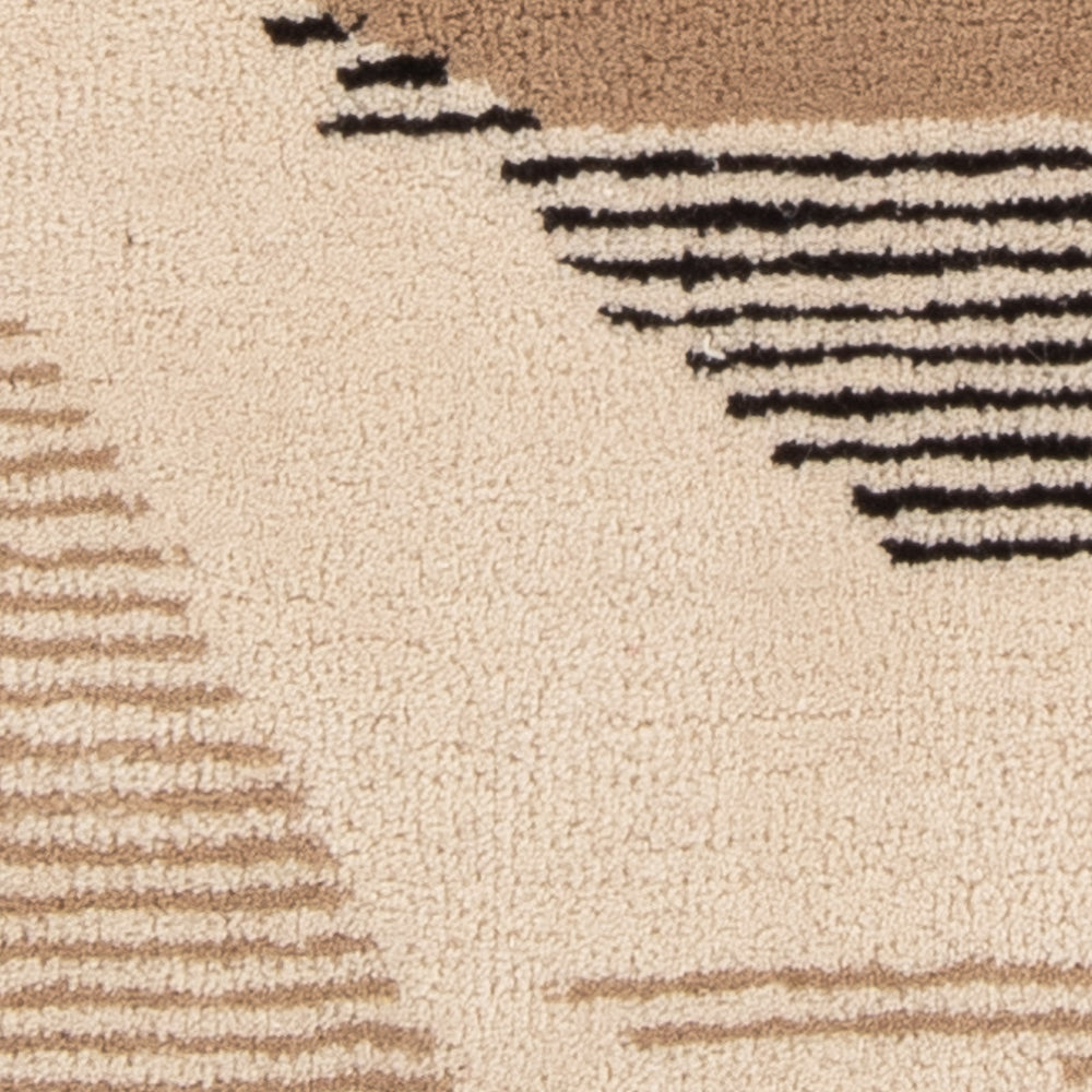 Wollteppich - 90 x 60 cm - beige