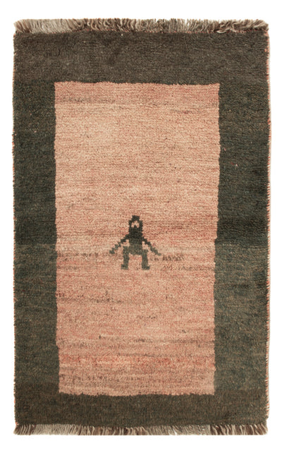 Gabbeh Persisch Teppich 56x82cm - Perserteppich Wollteppich