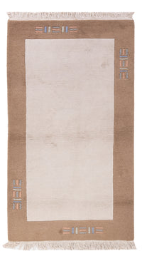 Nepal Teppich - 160 x 90 cm - creme