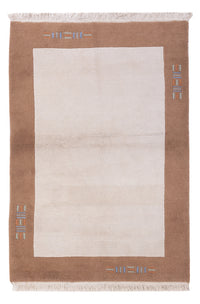 Nepal Teppich - 180 x 120 cm - creme