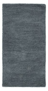Wollteppich 72x143cm - Rechteckig / Petrolblau / 72 x 143 cm Rechteckig
