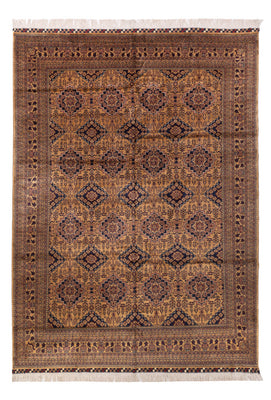 Afghan Teppich - Buchara - 344 x 246 cm - dunkelbeige