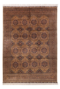 Afghan Teppich - Buchara - 344 x 246 cm - dunkelbeige