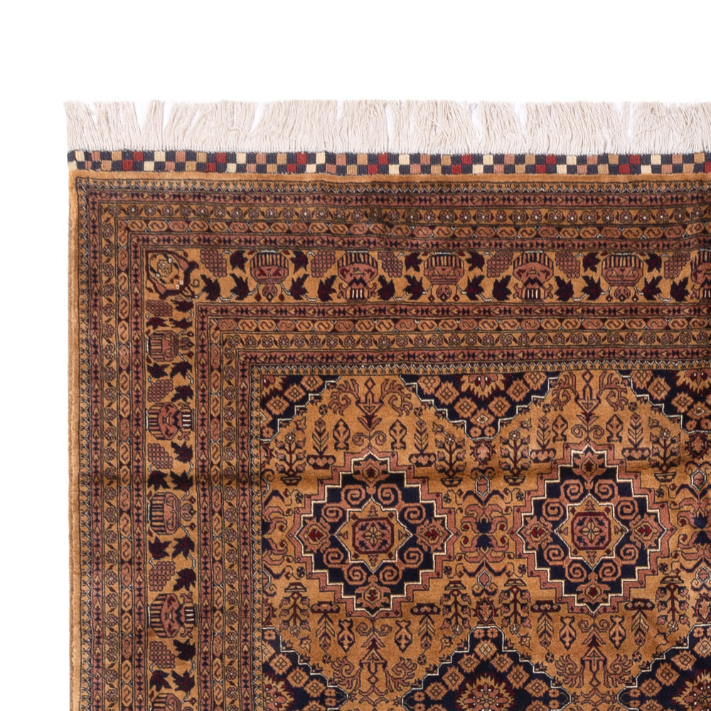 Afghan Teppich - Buchara - 344 x 246 cm - dunkelbeige