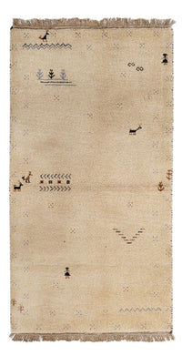 Gabbeh Teppich - Indus - 160 x 90 cm - beige