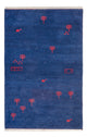Gabbeh Teppich - Indus - 180 x 120 cm - dunkelblau
