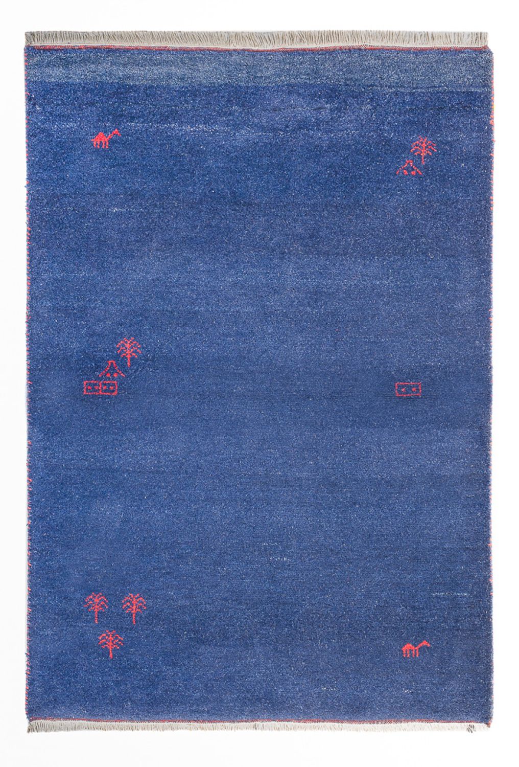 Gabbeh Teppich - Indus - 180 x 120 cm - dunkelblau