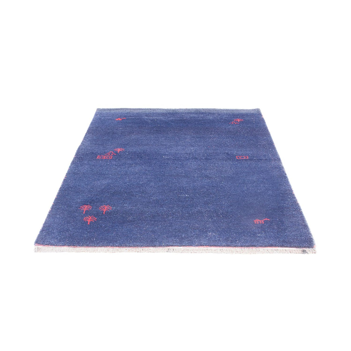 Gabbeh Teppich - Indus - 180 x 120 cm - dunkelblau