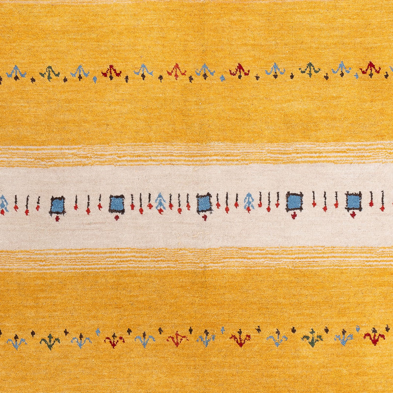 Gabbeh Teppich - Loribaft Softy - 240 x 170 cm - gold