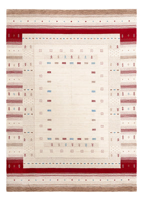 Gabbeh Teppich - Loribaft Softy - 240 x 170 cm - naturweiß