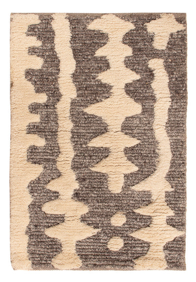 Wollteppich 60x90cm - beige